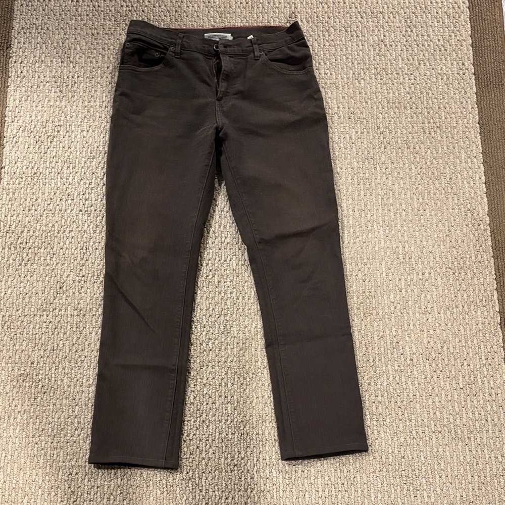 Raleigh Martin Men's Slim Straight Stretch Jeans - Charcoal